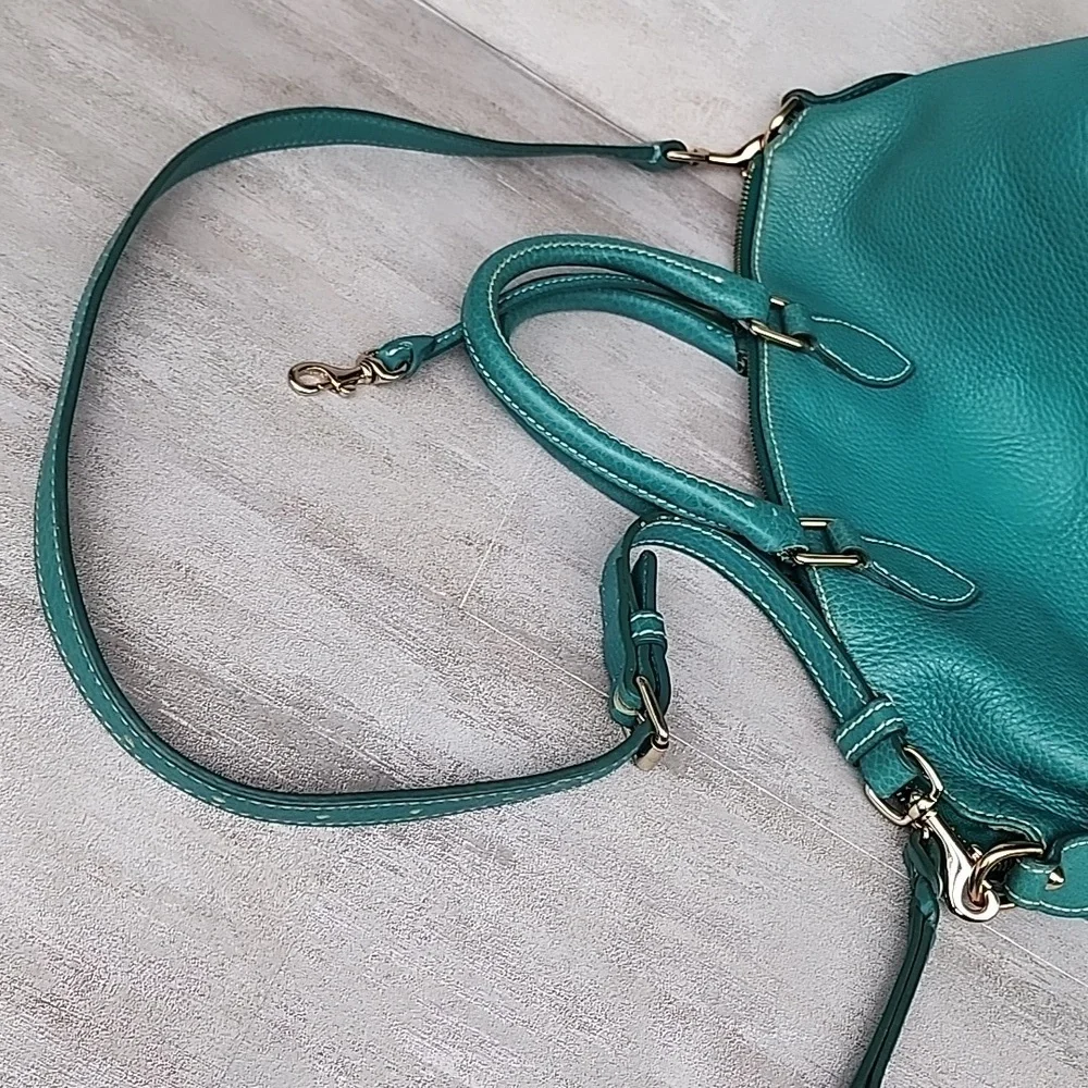 Dooney & Bourke Pebbled Leather Dillen Crossbody Satchel